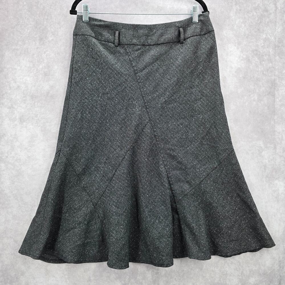 Sandro Brown Flare Executive Pencil‎ Office Knee Length Skirt 10